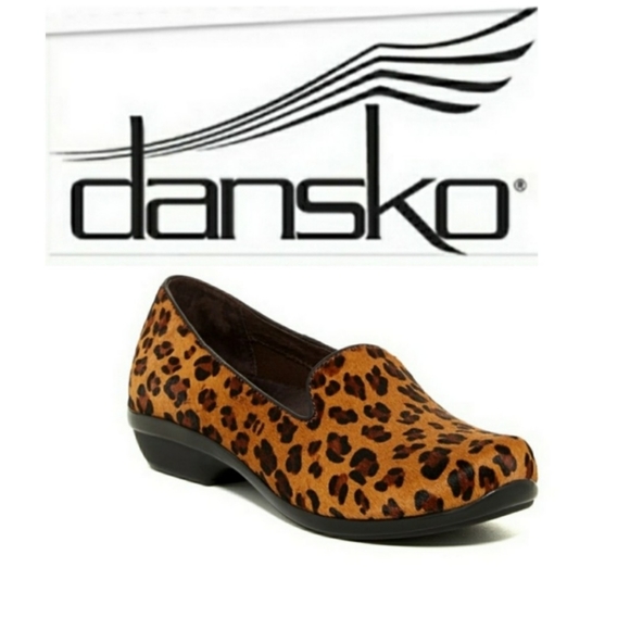 Dansko Shoes - 🔥Dansko Olivia Genuine Calf Hair Leopard Print 38